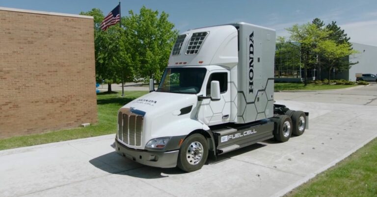Honda expands its risky hydrogen investment with new fuel cell-powered semi
