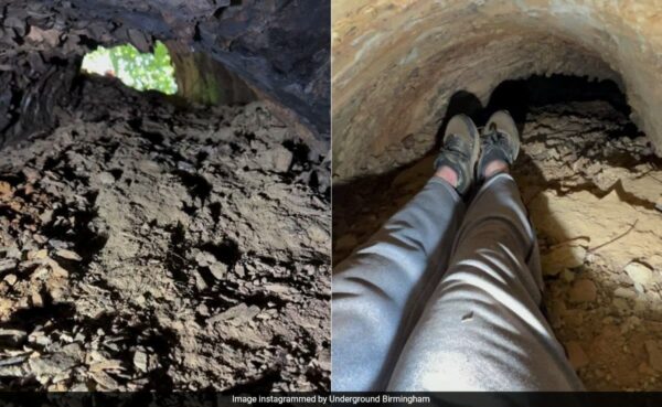 Adventurer Explores 165-Year-Old Coal Mine Through Narrow Tunnel