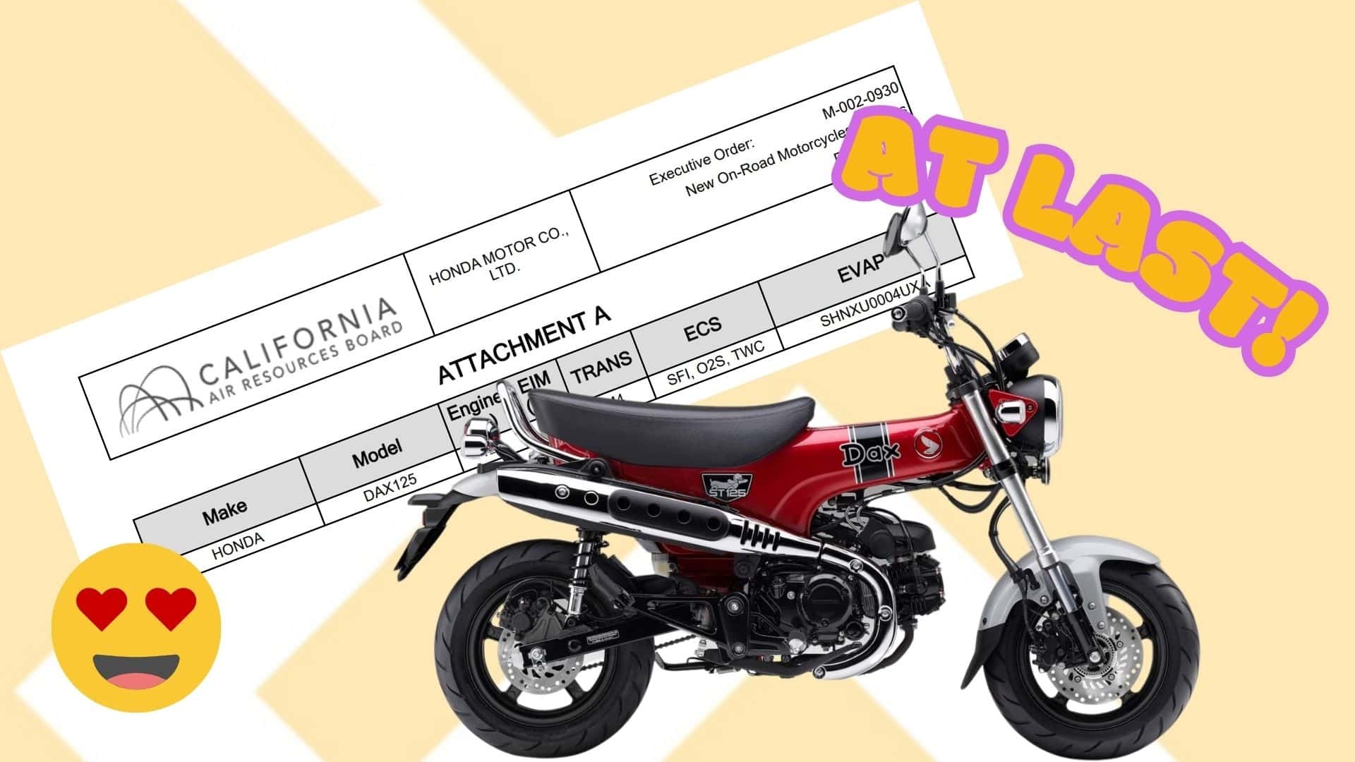 2025 honda st125 dax carb filing