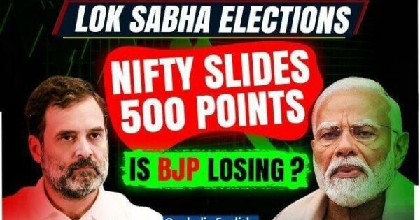 Stock Markets on Election Results Day 2024: Nifty Slides 500 points, Banks under