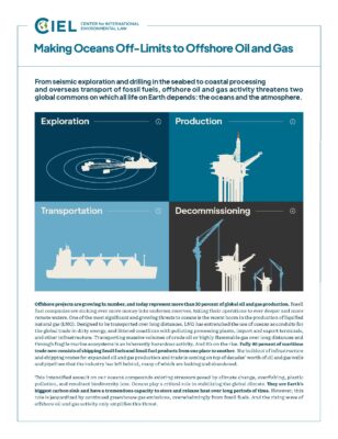 Making Oceans Off-Limits to Offshore Oil and Gas (June 2024)