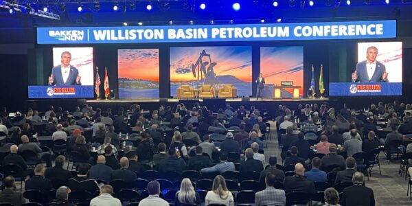 Burgum talks oil, national issues and Trump at Williston Basin Petroleum