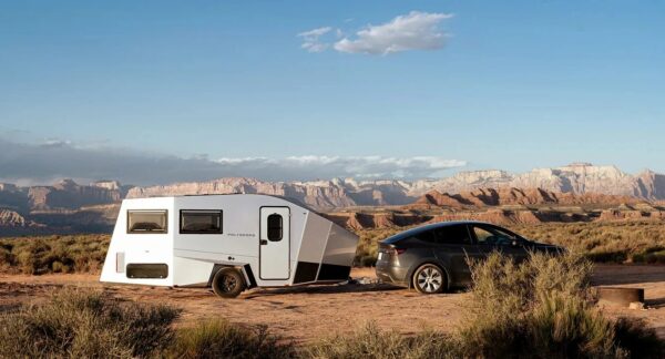 This Sleek, Aerodynamic Camper Has Room for the Whole Family